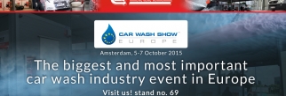 Car Wash Show Europe, Amsterdam 5-7 October 2015